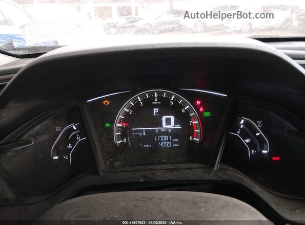 19XFC2F58GE077605 2016 HONDA CIVIC Серый Вид задних сидений