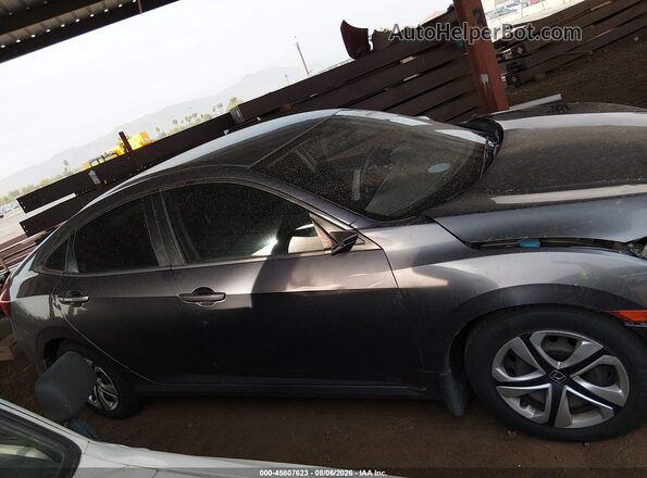 19XFC2F58GE077605 2016 HONDA CIVIC Серый Вид задней части салона