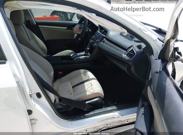 19XFC2F58GE088216 2016 HONDA CIVIC White Vista interior delantera
