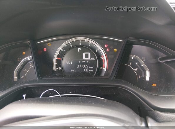 19XFC2F58GE088216 2016 HONDA CIVIC White Vista de los asientos traseros