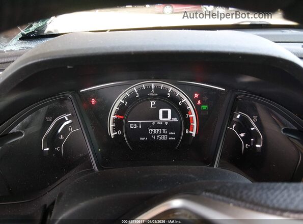 19XFC2F58GE209293 2016 HONDA CIVIC Gray Rear seats view