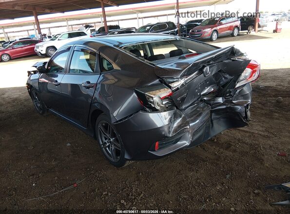 19XFC2F58GE209293 2016 HONDA CIVIC Gray Rear left