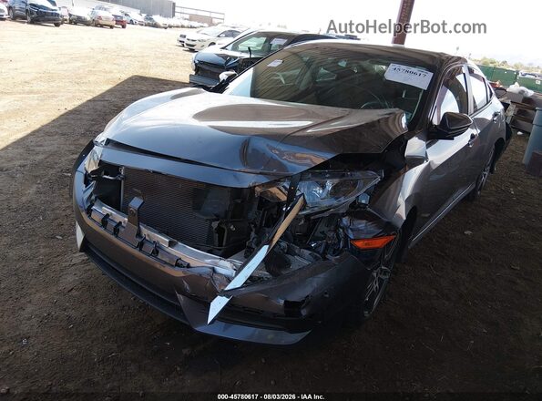 19XFC2F58GE209293 2016 HONDA CIVIC Gray Front left