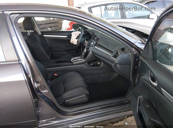 19XFC2F58GE209293 2016 HONDA CIVIC Gray Front interior view