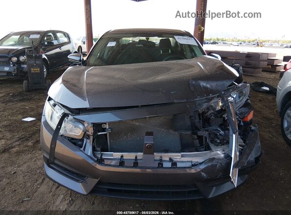 19XFC2F58GE209293 2016 HONDA CIVIC Gray Rear interior view