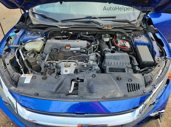 19XFC2F58GE212663 2016 HONDA CIVIC Blue Vista interior trasera