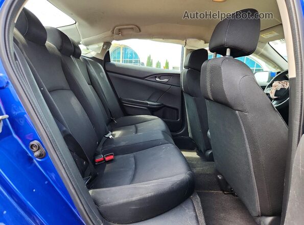 19XFC2F58GE212663 2016 HONDA CIVIC Blue Vista de los asientos traseros