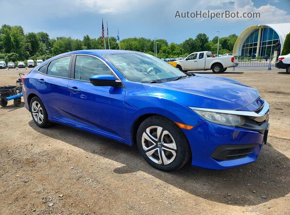 19XFC2F58GE212663 2016 HONDA CIVIC Blue Delantero derecho