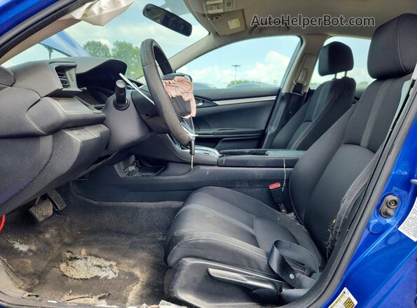 19XFC2F58GE212663 2016 HONDA CIVIC Blue Vista interior delantera