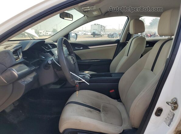 19XFC2F58GE230936 2016 HONDA CIVIC White Vista interior delantera