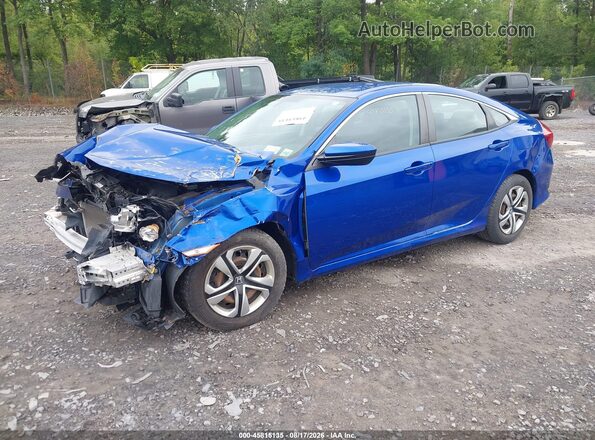 19XFC2F58GE232976 2016 HONDA CIVIC Синий Передняя левая четверть