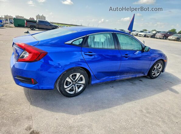 19XFC2F58HE080232 2017 HONDA CIVIC Blue უკანა მარჯვენა