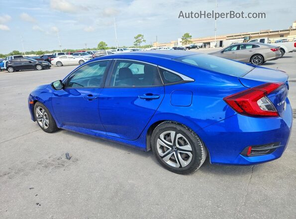 19XFC2F58HE080232 2017 HONDA CIVIC Blue უკანა მარცხენა