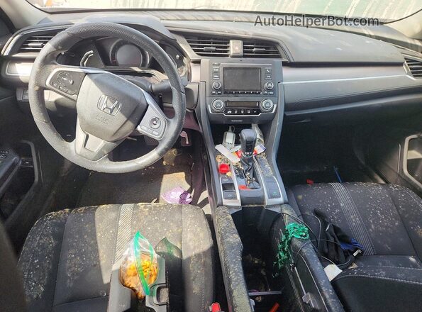 19XFC2F58HE080232 2017 HONDA CIVIC Blue წინა პანელის ხედი