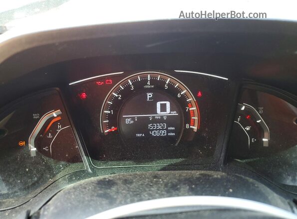 19XFC2F58JE021624 2018 HONDA CIVIC Black Սարքավորումների վահանակի տեսք