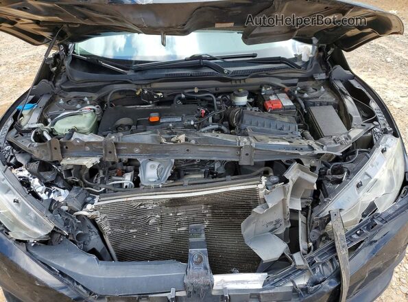 19XFC2F58JE021624 2018 HONDA CIVIC Black Սալոնի հետևի տեսք
