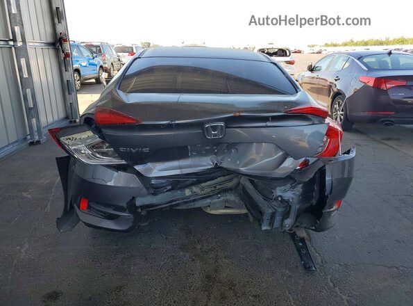 19XFC2F58JE200780 2018 HONDA CIVIC Gray Вид ззаду