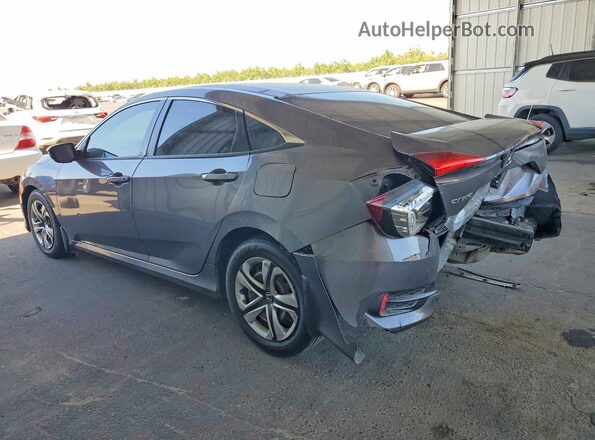 19XFC2F58JE200780 2018 HONDA CIVIC Gray Задня ліва чверть