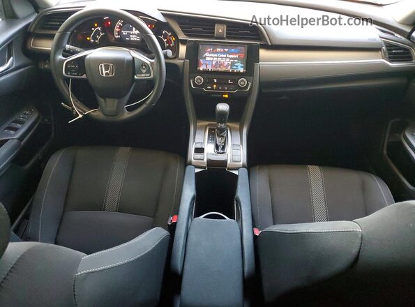 19XFC2F58JE200780 2018 HONDA CIVIC Gray Вид панелі приладів