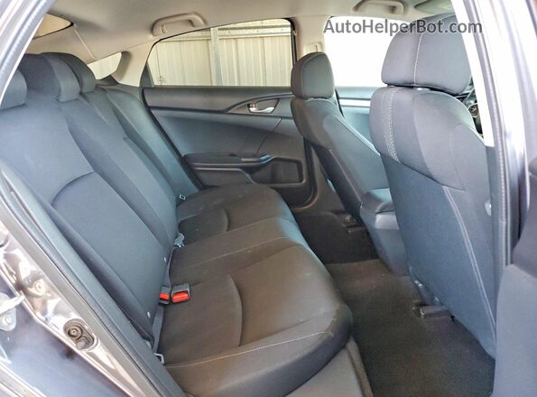 19XFC2F58JE200780 2018 HONDA CIVIC Gray Вид задніх сидінь