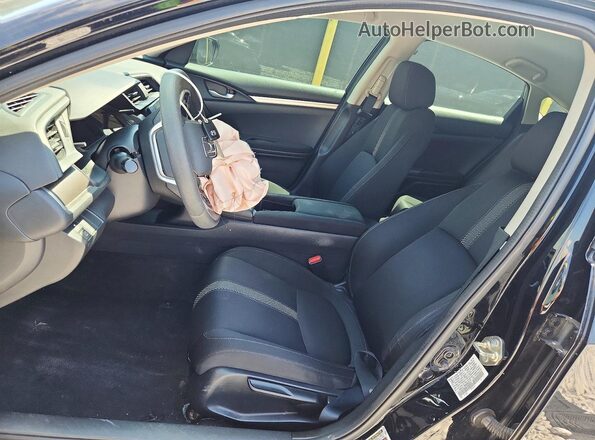 19XFC2F59GE022144 2016 HONDA CIVIC Black Widok wnętrza z przodu