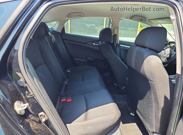 19XFC2F59GE022144 2016 HONDA CIVIC Black Widok tylnych siedzeń