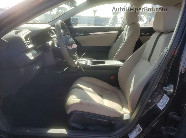 19XFC2F59GE023374 2016 HONDA CIVIC Black წინა სალონის ხედი