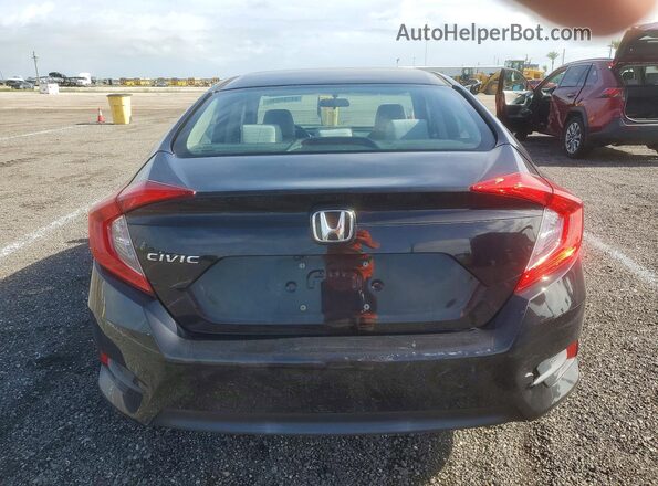 19XFC2F59GE023374 2016 HONDA CIVIC Black უკანა ხედი