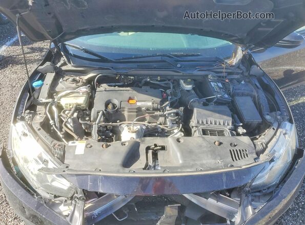 19XFC2F59GE023374 2016 HONDA CIVIC Black უკანა სალონის ხედი