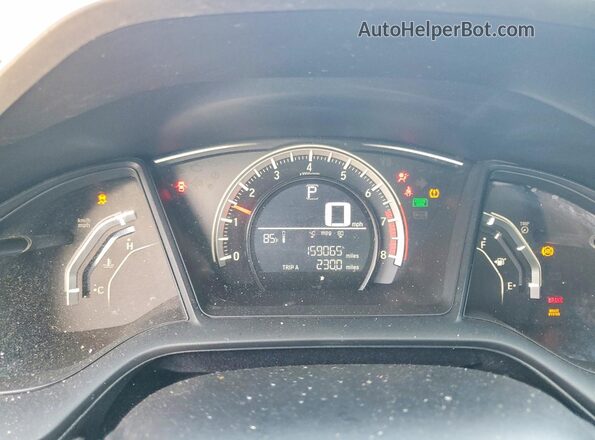 19XFC2F59GE028168 2016 HONDA CIVIC Silver Սարքավորումների վահանակի տեսք