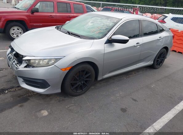 19XFC2F59GE046556 2016 HONDA CIVIC Silver Przód lewy