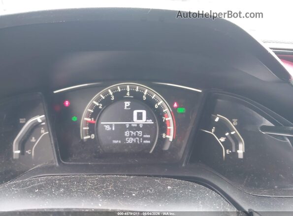 19XFC2F59GE046556 2016 HONDA CIVIC Silver Widok tylnych siedzeń