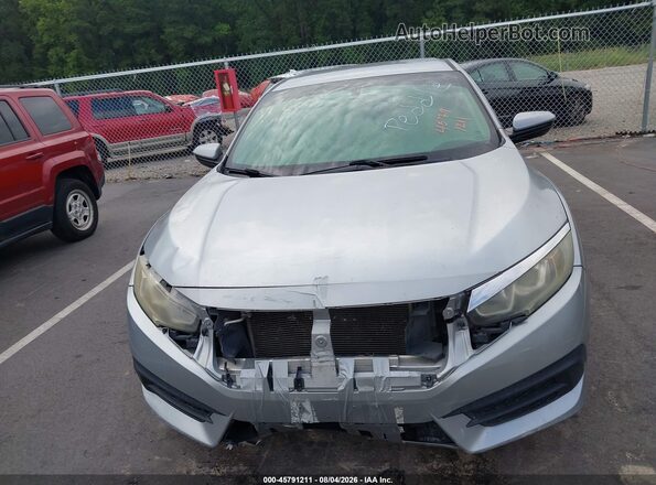 19XFC2F59GE046556 2016 HONDA CIVIC Silver Widok zestawu wskaźników