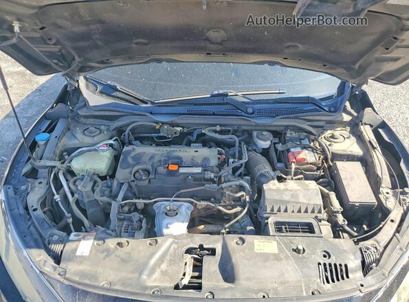 19XFC2F59GE062059 2016 HONDA CIVIC Black უკანა სალონის ხედი
