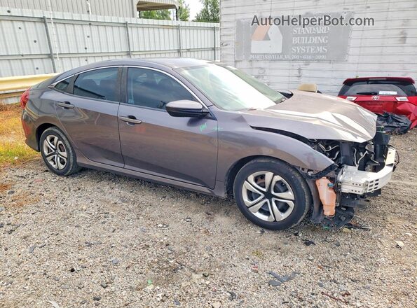 19XFC2F59GE067911 2016 HONDA CIVIC Gray Przód prawy
