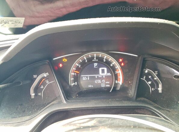 19XFC2F59GE067911 2016 HONDA CIVIC Gray Widok zestawu wskaźników