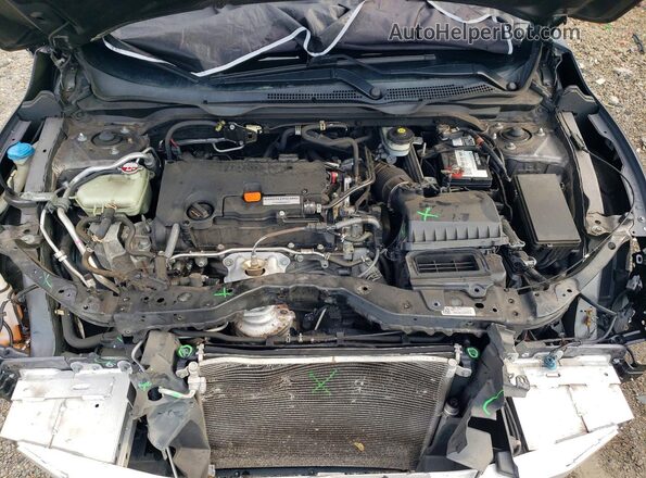 19XFC2F59GE067911 2016 HONDA CIVIC Gray Widok wnętrza z tyłu