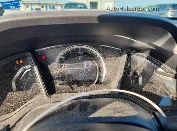 19XFC2F59GE236809 2016 HONDA CIVIC Silver Instrument cluster view