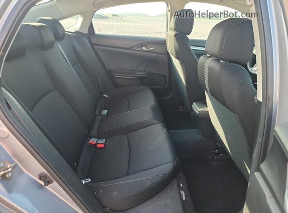 19XFC2F59GE236809 2016 HONDA CIVIC Silver Rear seats view