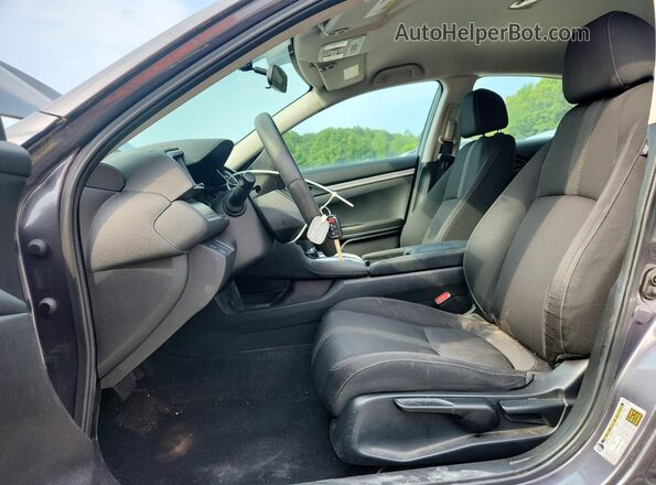 19XFC2F59GE245865 2016 HONDA CIVIC Серый Вид салона спереди