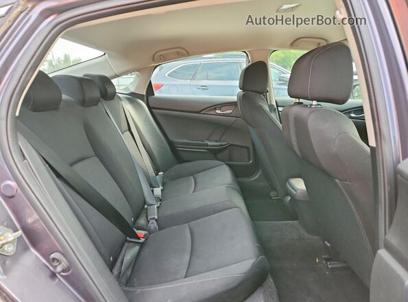 19XFC2F59GE245865 2016 HONDA CIVIC Серый Вид задних сидений