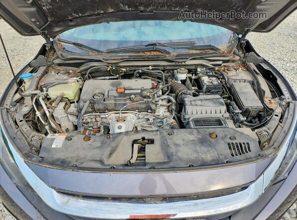 19XFC2F59GE245865 2016 HONDA CIVIC Серый Вид задней части салона
