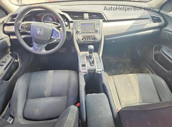 19XFC2F59HE033890 2017 HONDA CIVIC Черный Вид панели приборов