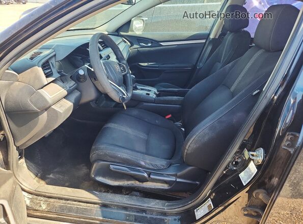 19XFC2F59HE033890 2017 HONDA CIVIC Черный Вид салона спереди