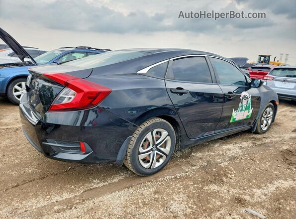 19XFC2F59HE062483 2017 HONDA CIVIC Black Trasero derecho