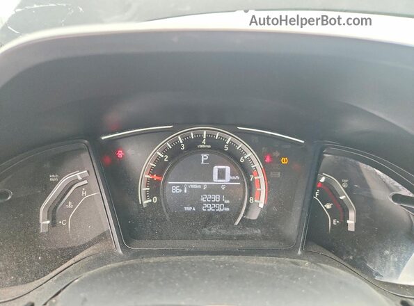 19XFC2F59HE062483 2017 HONDA CIVIC Black Vista del cuadro de instrumentos