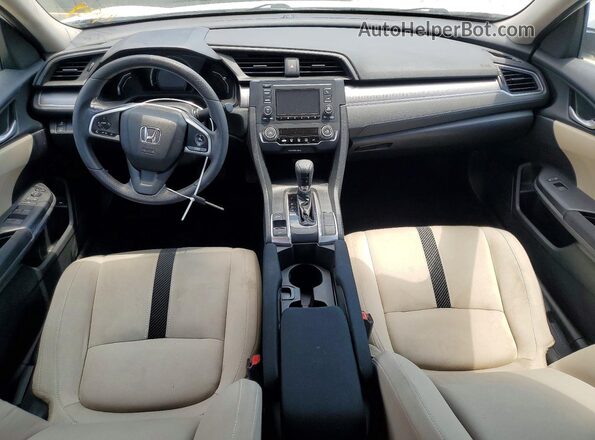 19XFC2F59HE064055 2017 HONDA CIVIC White Widok deski rozdzielczej