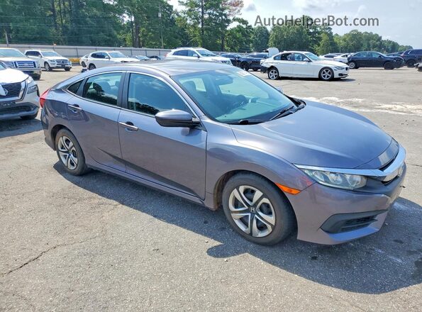 19XFC2F59HE079185 2017 HONDA CIVIC Gray წინა მარჯვენა