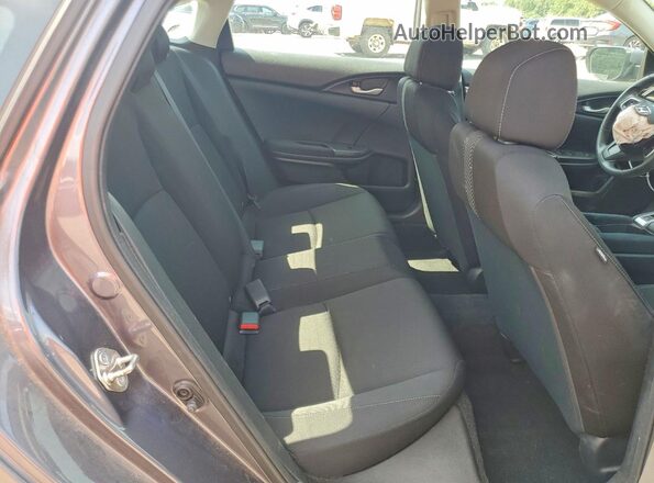 19XFC2F59HE079185 2017 HONDA CIVIC Gray უკანა სავარძლების ხედი