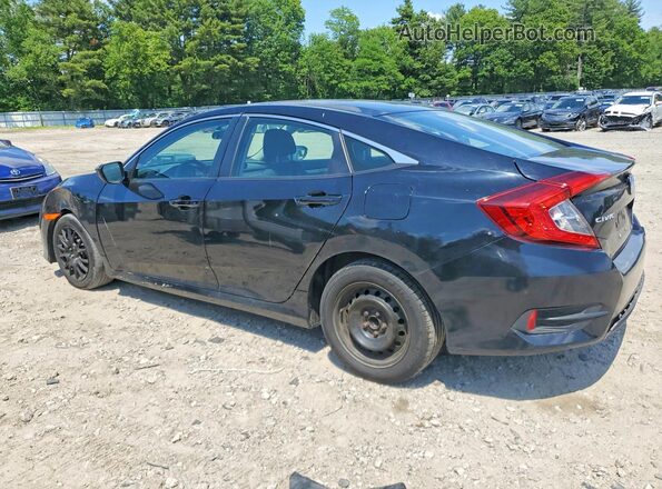 19XFC2F59HE203164 2017 HONDA CIVIC Black Հետևի ձախ